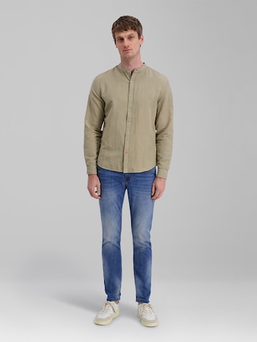 TIMEZONE Shirt 'Stand-up-collar' in Green