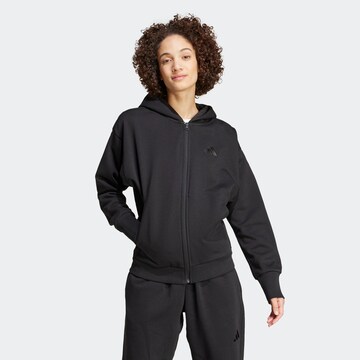 Giacca di felpa sportiva 'ALL SZN' di ADIDAS SPORTSWEAR in nero