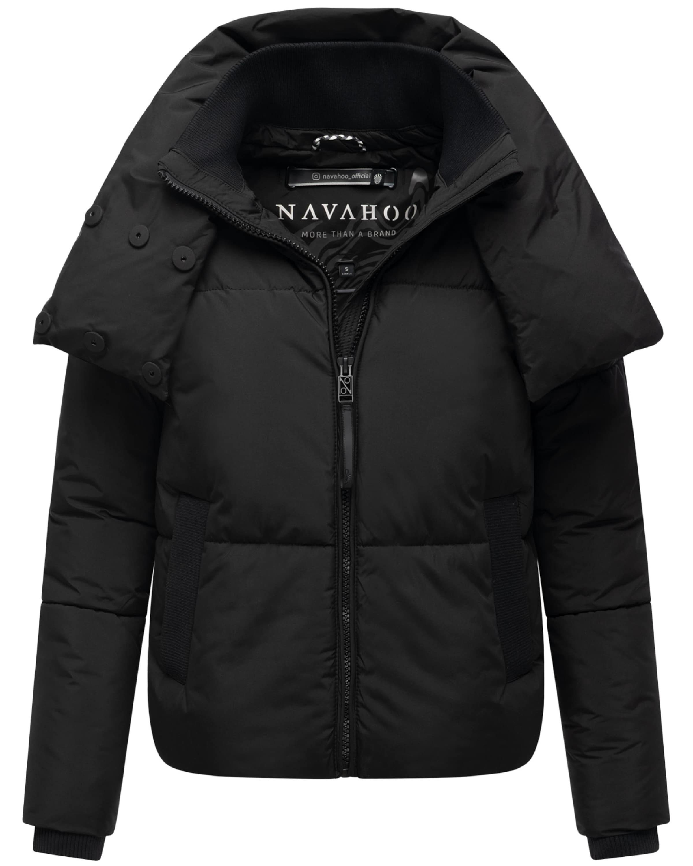 NAVAHOO Χειμερινό μπουφάν 'Traumelfe 14' σε μαύρο