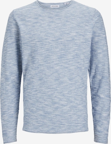 Jack & Jones Plus Sweater in Blue: front