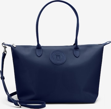 Ateliers Saint Germain Schultertasche 'Etretat' in Blau: Vorderseite