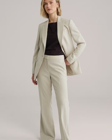 WE FashionFlared/zvonoliki kroj Hlače na crtu - bež boja