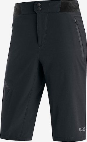 GORE WEAR Regular Workout Pants 'C5' in Black: front