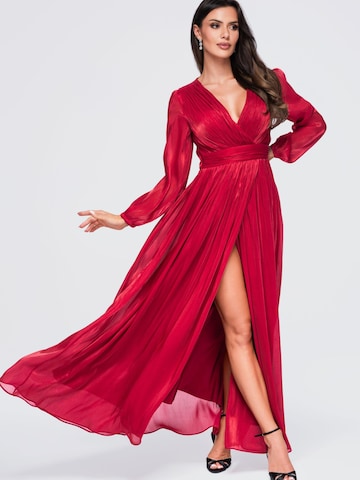 Ombre Abendkleid‌‌‌ in Rot