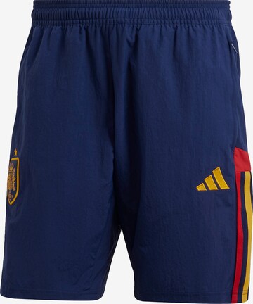 ADIDAS PERFORMANCE Regular Workout Pants in Blue: front