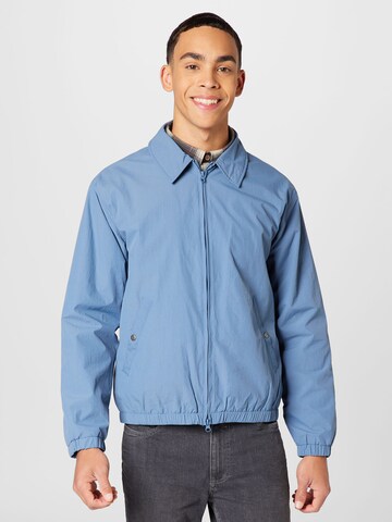 BURTON MENSWEAR LONDON Tussenjas 'Harrington' in Blauw: voorkant