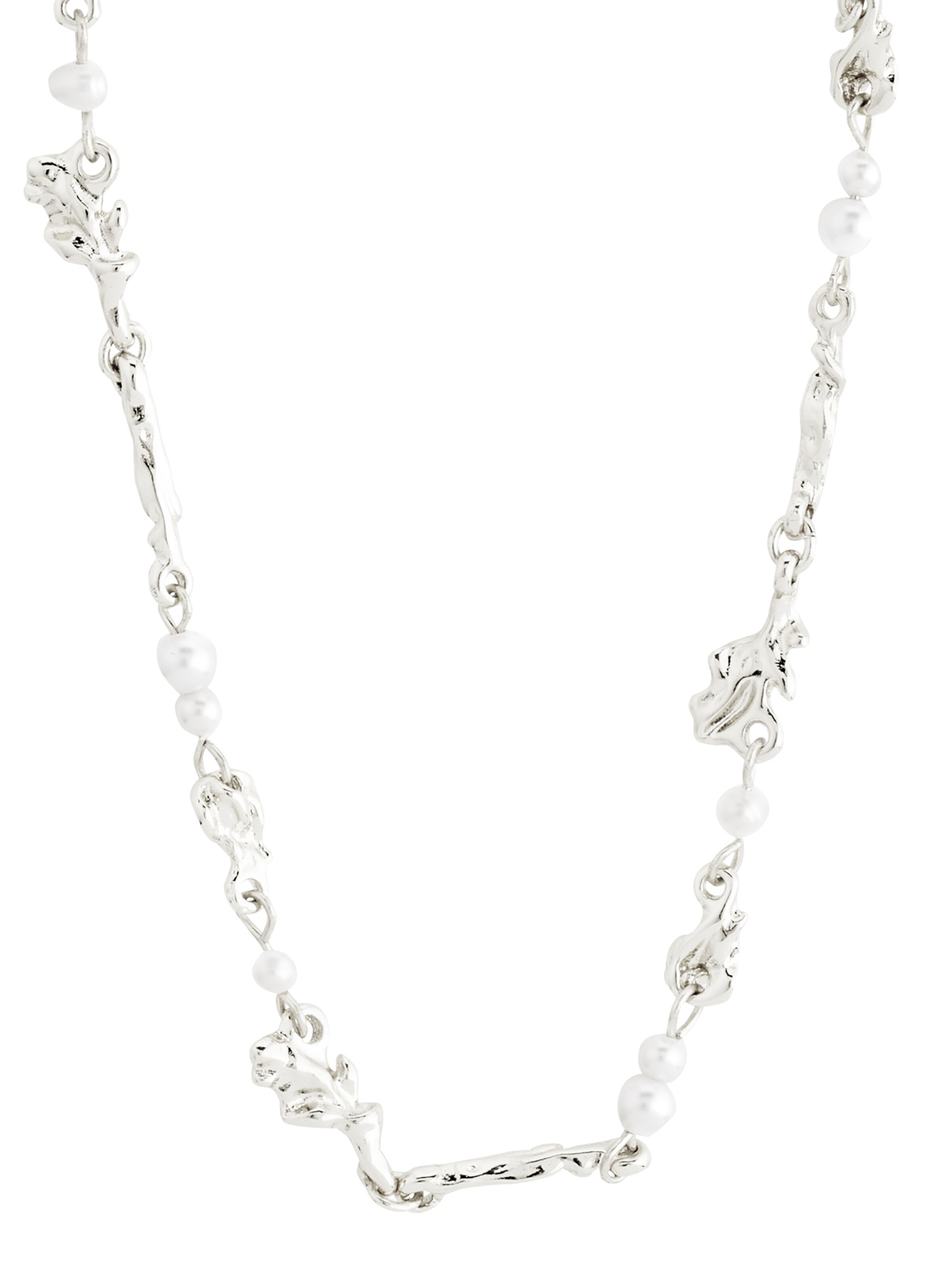 Pilgrim Kette in silber / weiß, Produktansicht