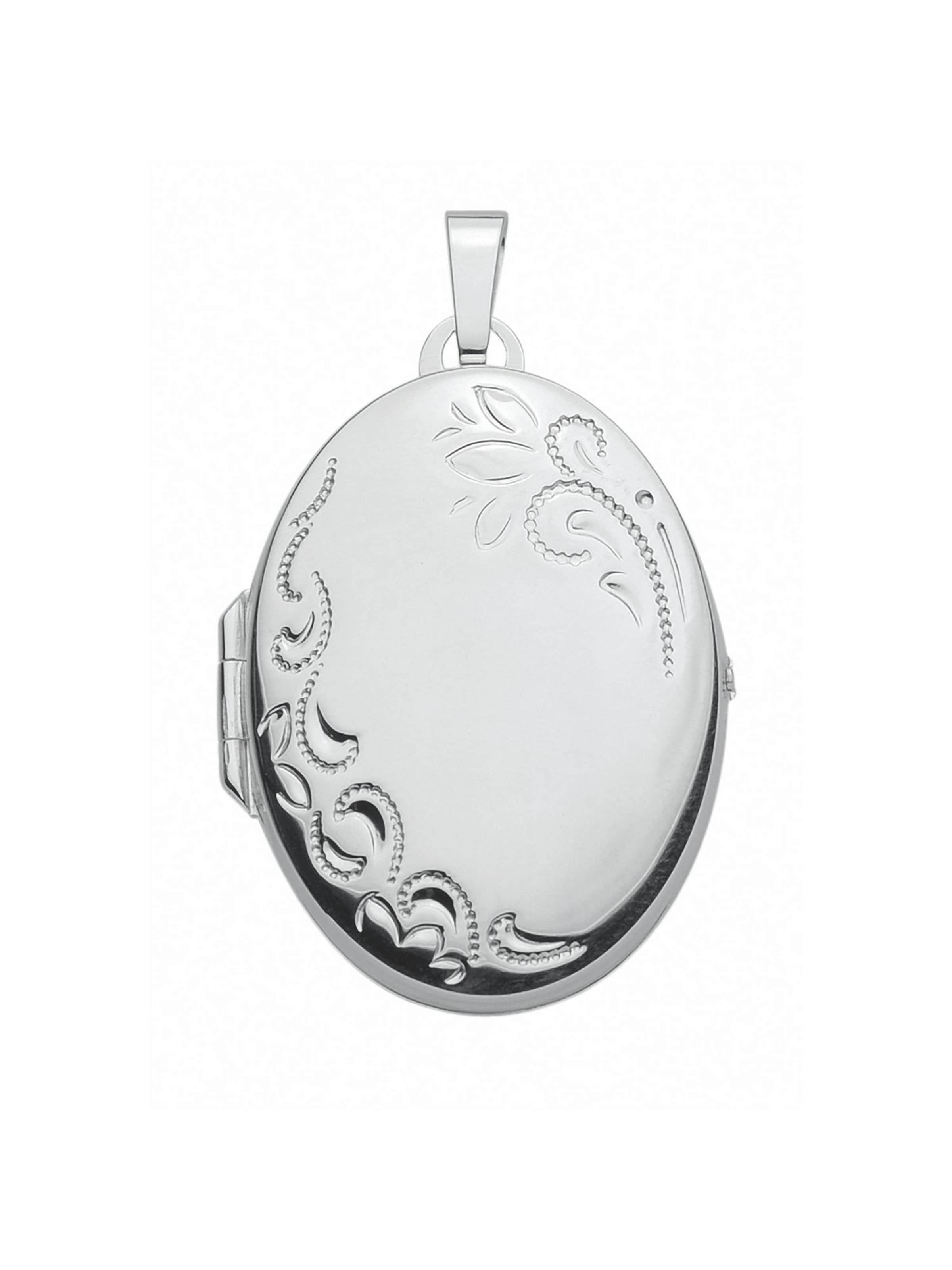 Adelia´s Pendant 'Medaillon' in Silver: front