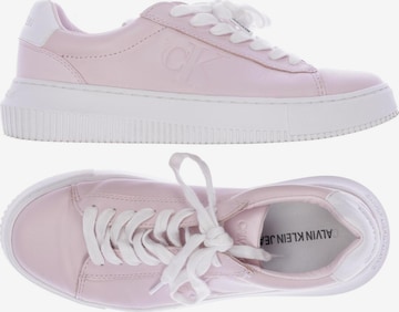 Calvin Klein Jeans Sneakers & Trainers in 38 in Pink: front