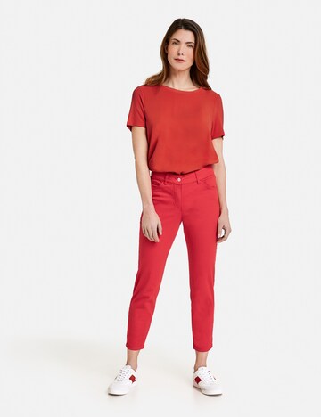 GERRY WEBER Regular Jeans 'Best4me' in Rot