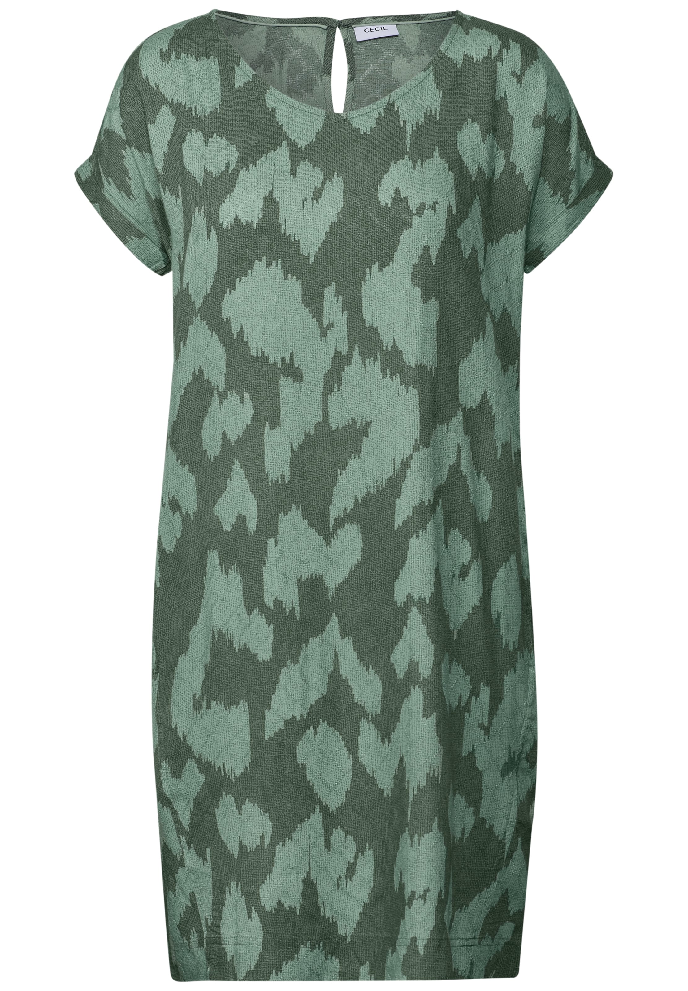 CECIL Sommerkleid in khaki / mint, Produktansicht