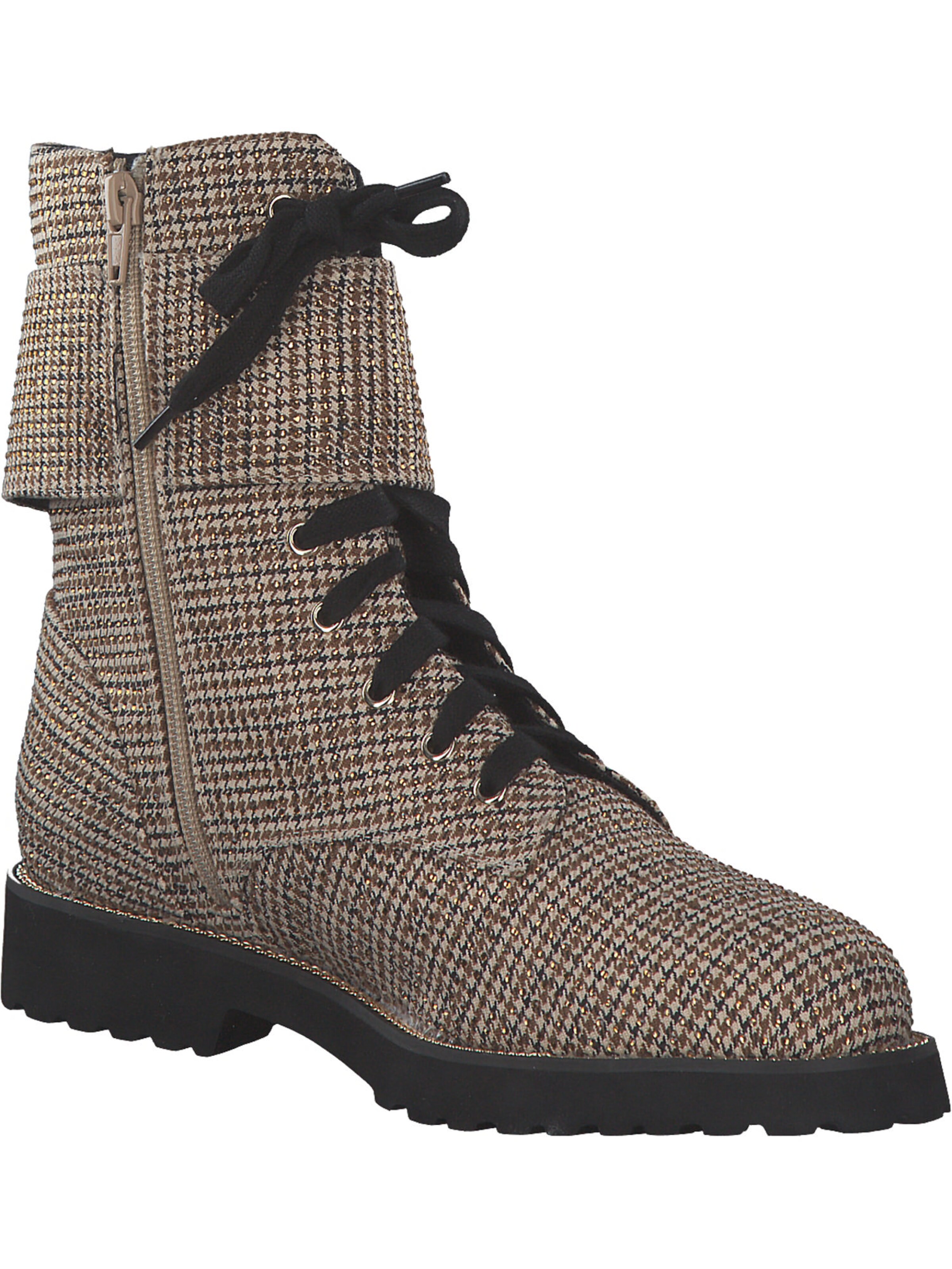 LA STRADA Lace-Up Ankle Boots '1837555-4022' in Beige