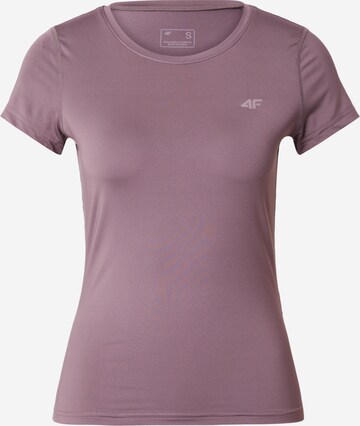 4F Funkční tričko – fialová: přední strana