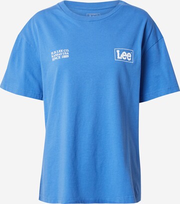 Lee Shirt in Blauw: voorkant