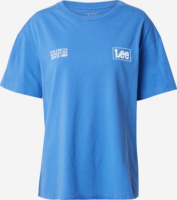 T-shirt Lee en bleu : devant