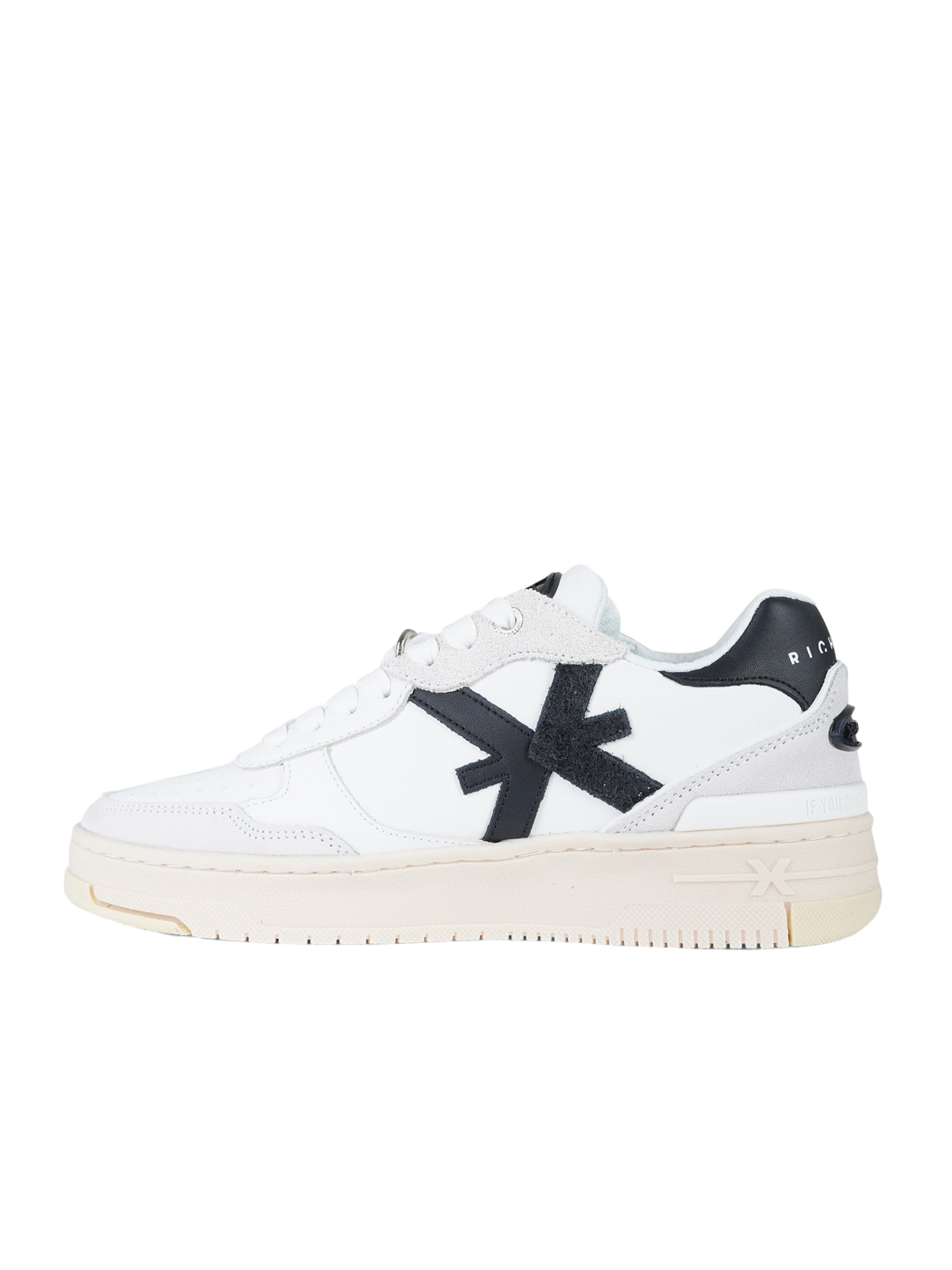 Sneaker bassa di John Richmond in bianco: frontale