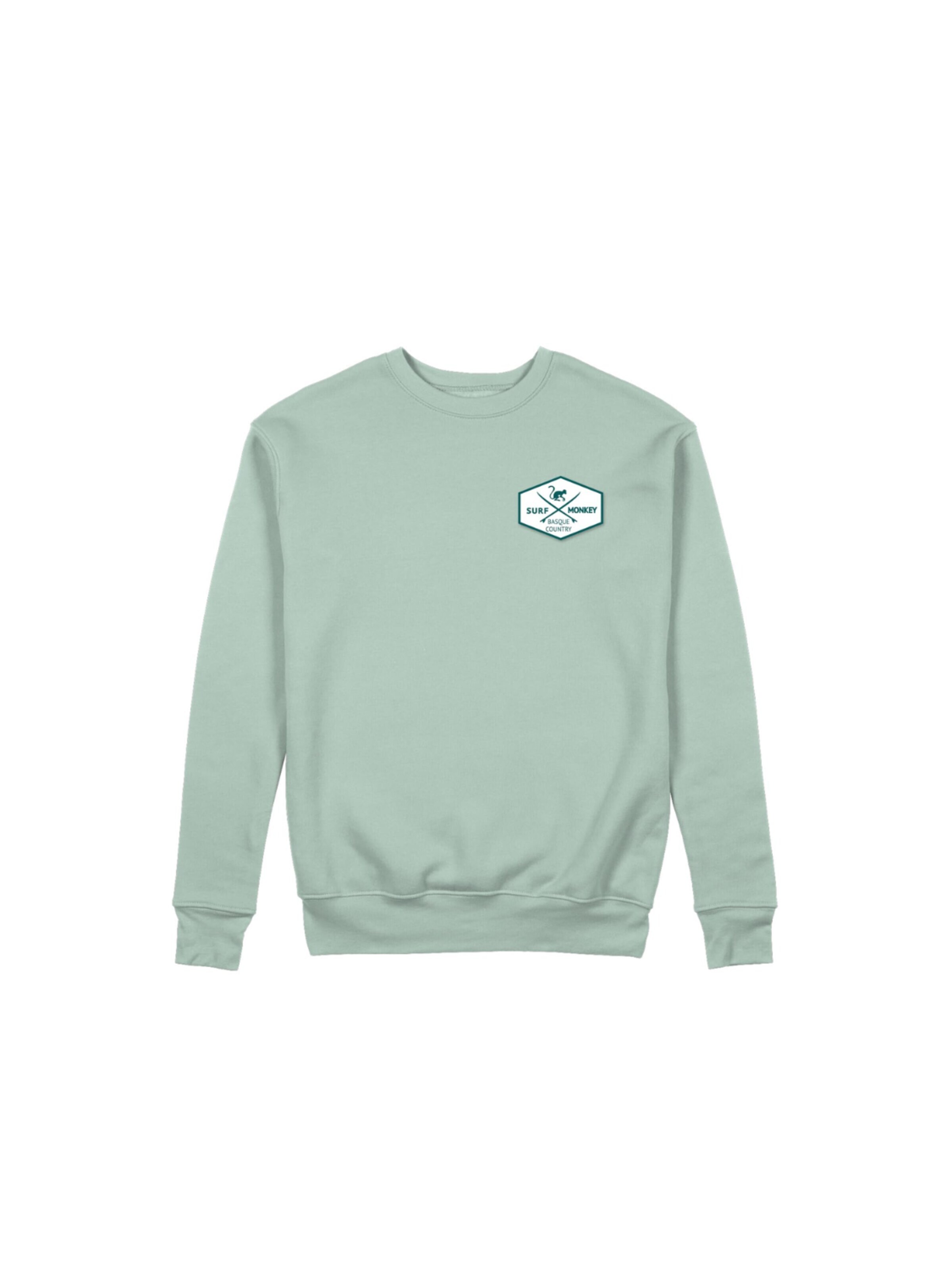 Surf Monkey Sweatshirt‌‌‌‌‌‌ in Grün: Vorderseite