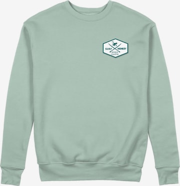Surf Monkey Sweatshirt in Grün: Vorderseite
