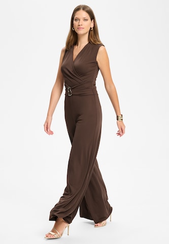 SWING Jumpsuit in Braun