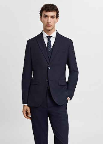 MANGO MAN Slim fit Suit Jacket 'Brasilia' in Blue: front