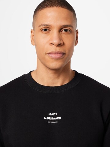melns MADS NORGAARD COPENHAGEN Sportisks džemperis