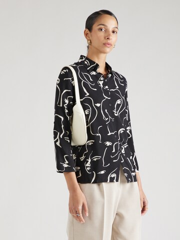 Happiness İstanbul Blus i svart: framsida