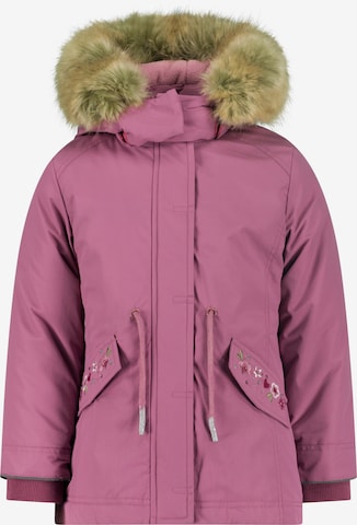 SALT AND PEPPER Winter Jacket in Purple: front