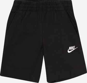 Nike Sportswear Regular Housut 'CLUB' värissä musta: etupuoli
