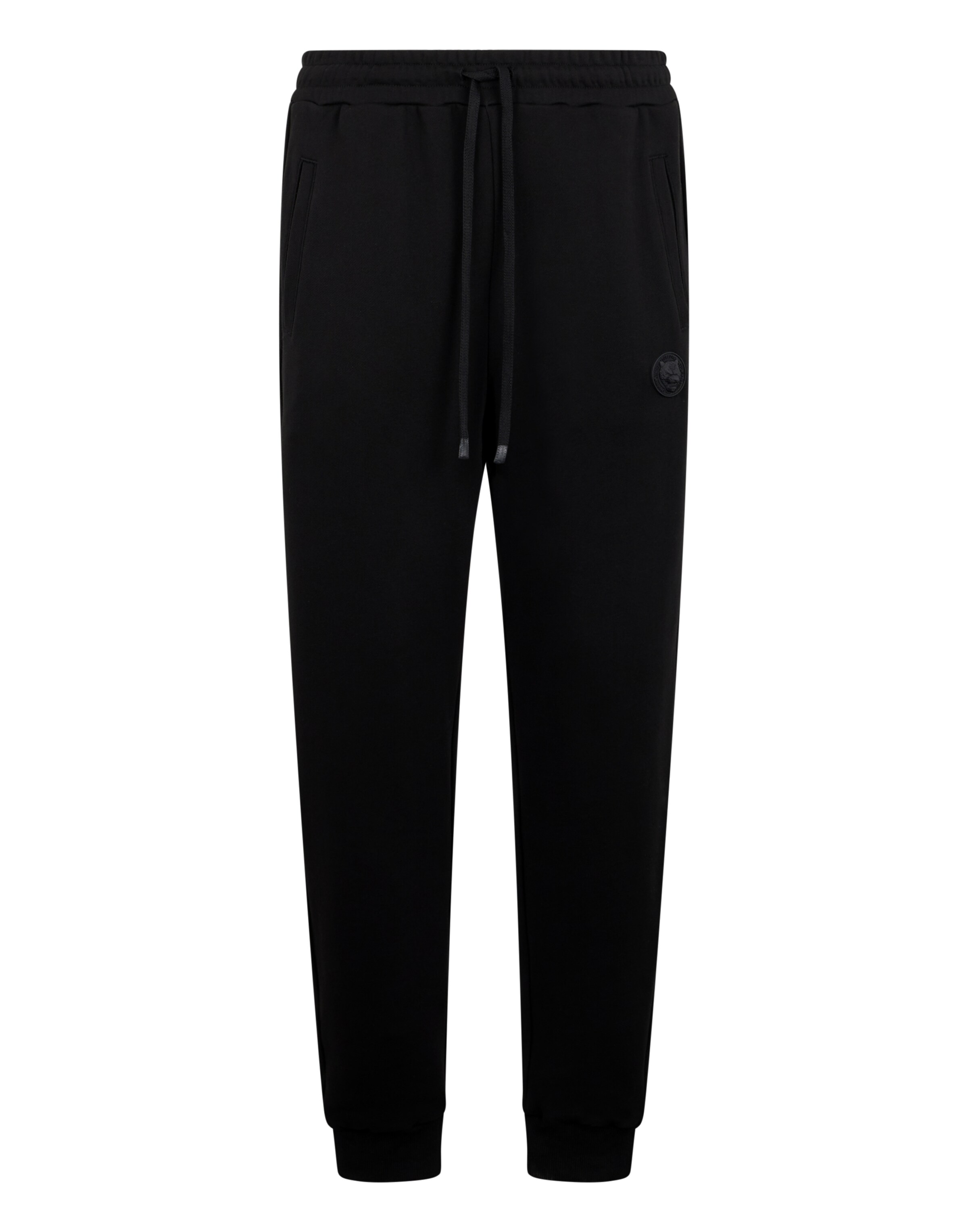 Tapered Pantaloni 'Tiger' di Plein Sport in nero: frontale