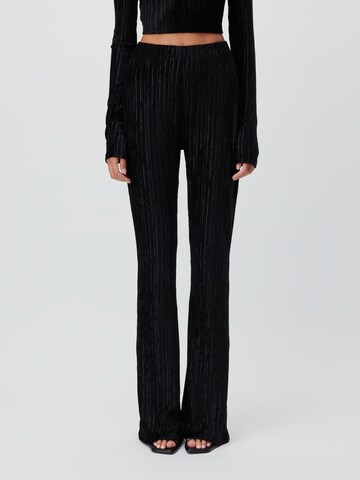 LeGer by Lena Gercke Flared Trousers 'Marle' in Black: front