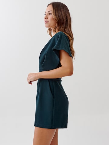 Tussah Jumpsuit 'VIVIANNE' in Green