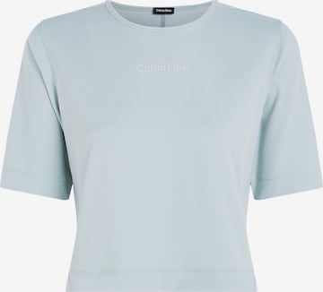 Calvin Klein Sport Funkční tričko – modrá: přední strana