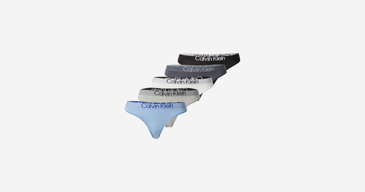 Calvin Klein Underwear Tanga (Světlemodrá, Světle Šedá, Tmavě Šedá, Černá, Bílá)