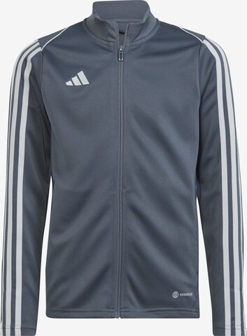 ADIDAS PERFORMANCE Athletic Jacket 'Tiro 23 League' in Grey: front