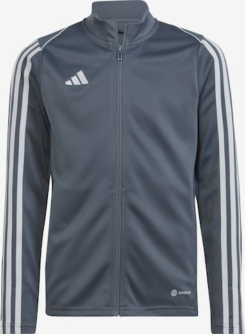 ADIDAS PERFORMANCE Sportjacke 'Tiro 23 League' in Grau: Vorderseite