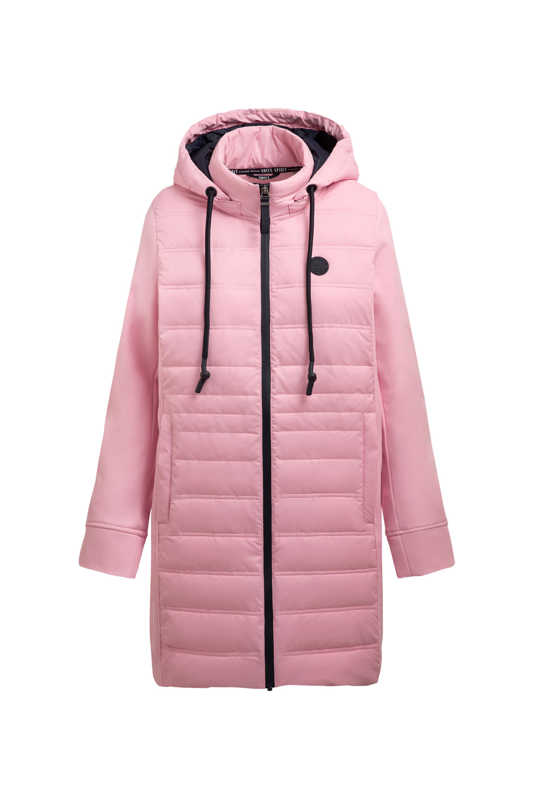 Soccx Winter Coat in Red: front