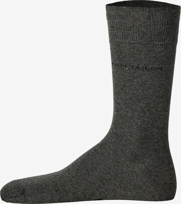 TOM TAILOR Socken in Grau