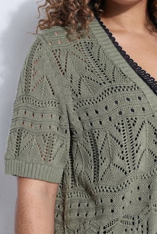 Angel of Style Gebreid vest in Groen