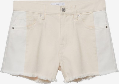 Jeans 'CINDY' MANGO pe bej / alb, Vizualizare produs