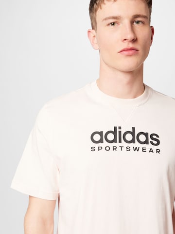 ADIDAS SPORTSWEAR Funkčné tričko 'All Szn Graphic' - Béžová