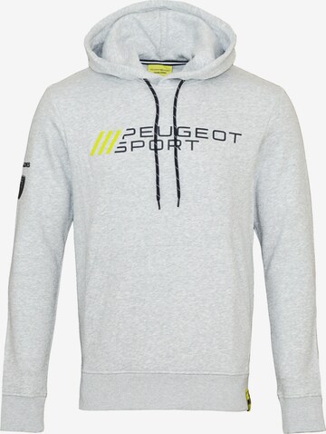 JACK & JONES Sweatshirt 'PEUGEOT' in Grey: front