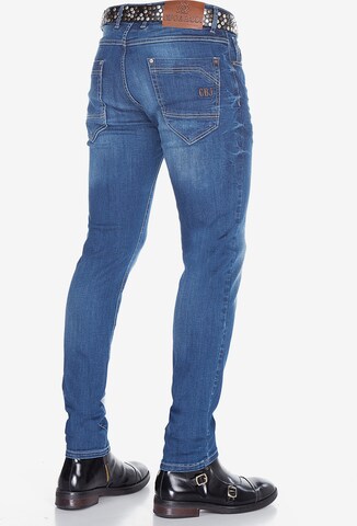 CIPO & BAXX Slimfit Jeans 'CD389' in Blau