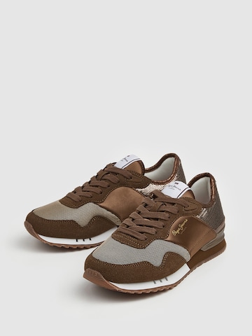Pepe Jeans - Zapatillas deportivas bajas 'London' en marrón