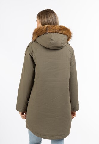 Cappotto invernale di DreiMaster Vintage in verde