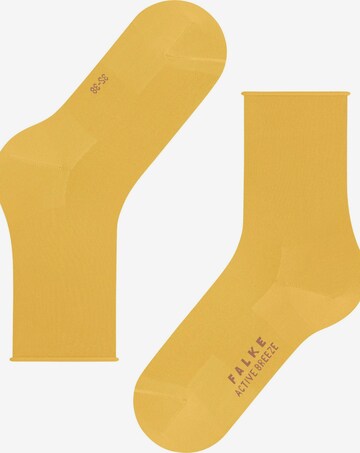 FALKE Socken 'Active Breeze' in Gelb: Vorderseite