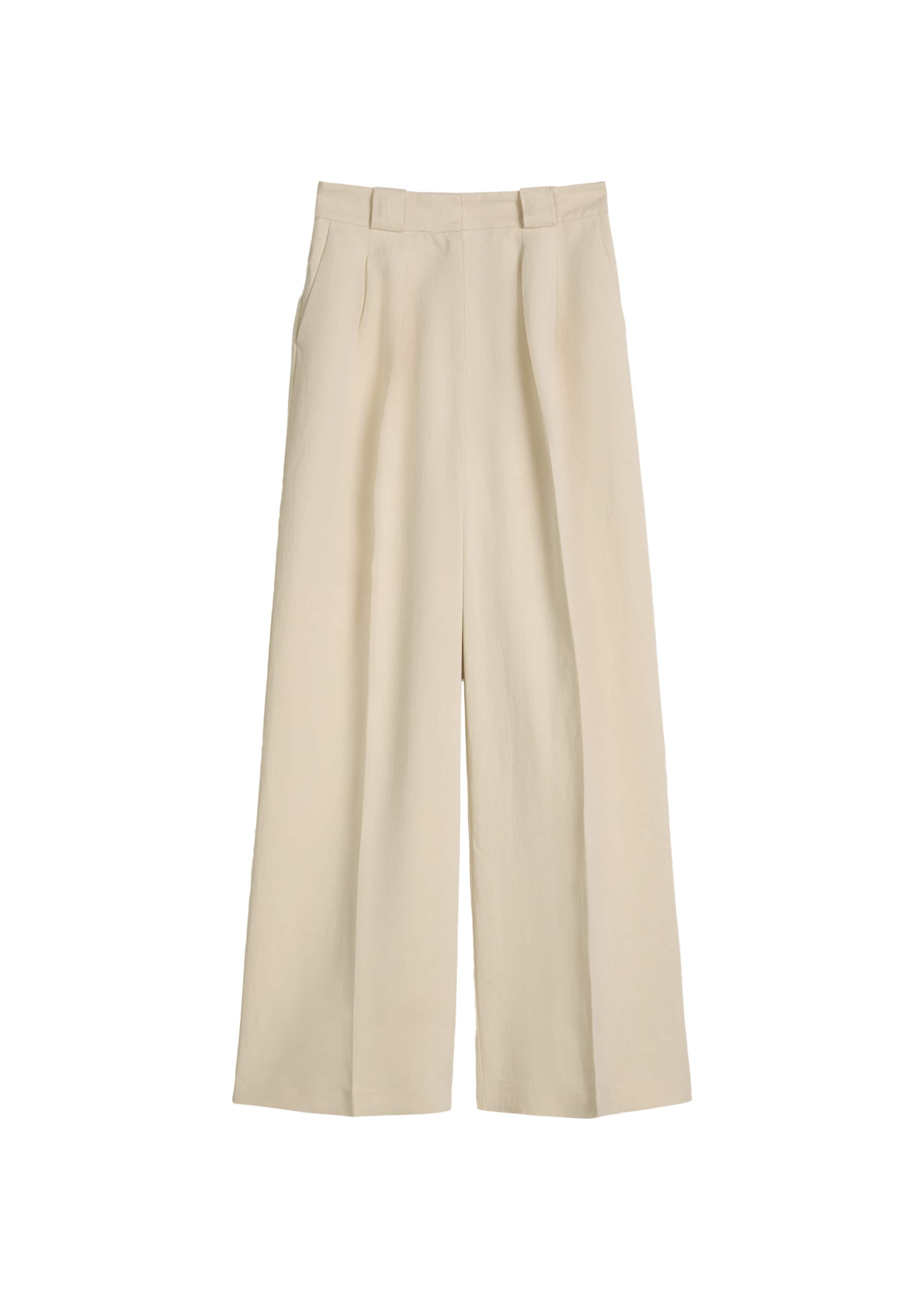 Marc O'Polo Trousers with creases in Cream, Item view