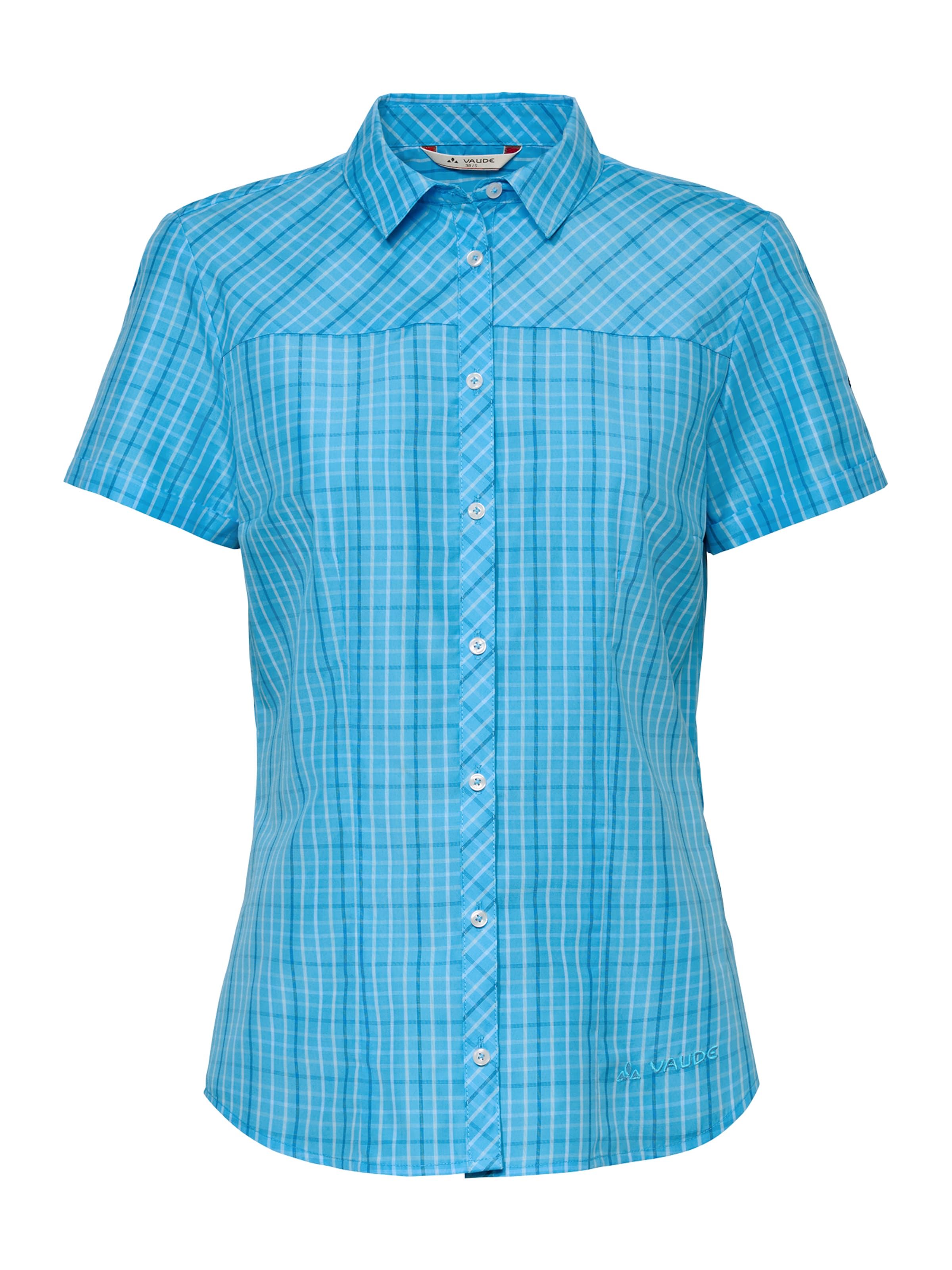 VAUDE Multifunctionele blouse 'Tacun II' in Blauw: voorkant