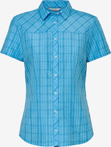 VAUDE Multifunctionele blouse 'Tacun II' in Blauw: voorkant