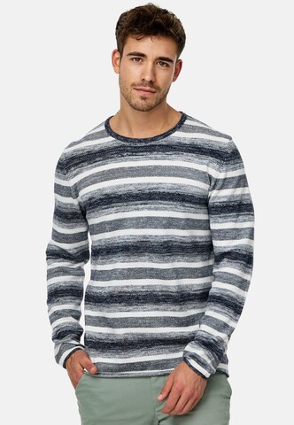 Pull-over 'Manfred' INDICODE JEANS en bleu : devant