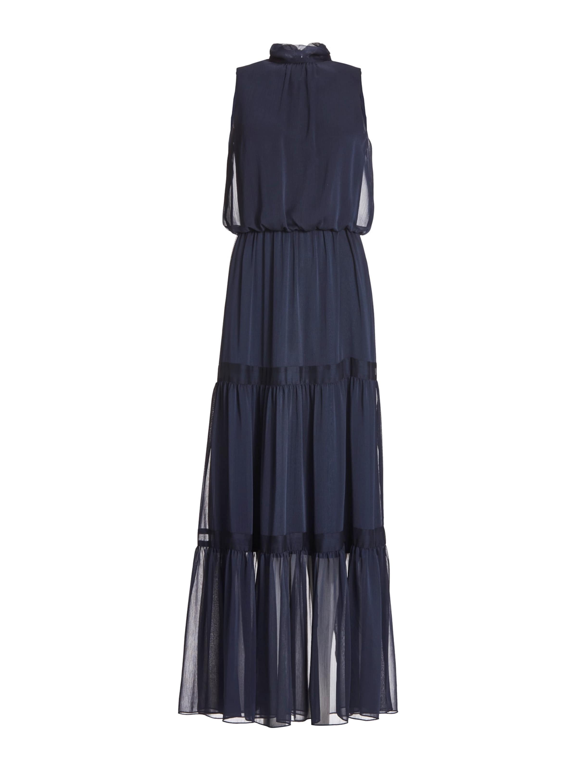 Robe de soirée SWING en bleu : devant